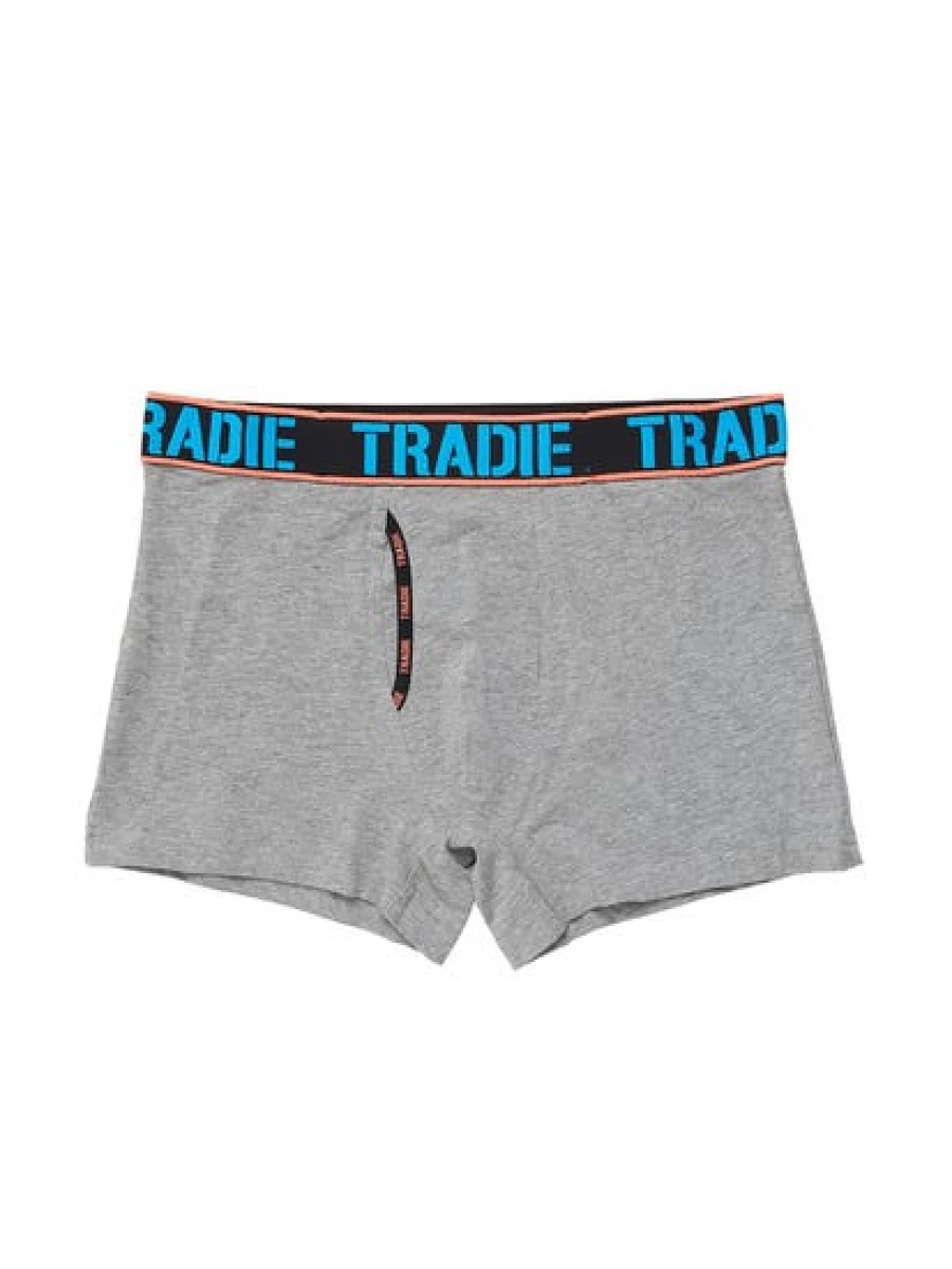 Tradie Men's Grey Firetruck Fly Front Single Trunk Work Pants