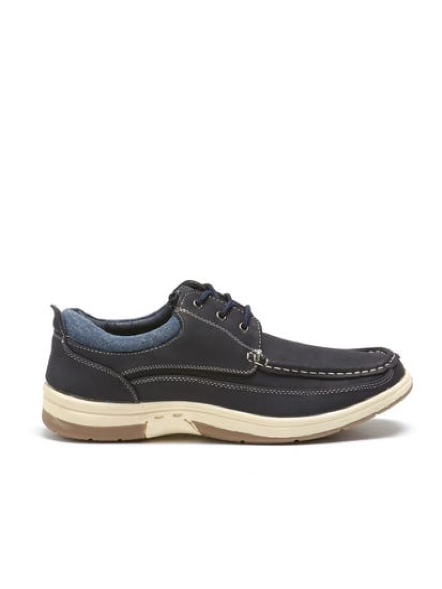 Prodigy Men's Smash Navy Boat Shoes - Classic Non-Slip Deck Shoes for Men