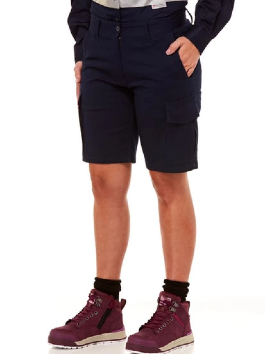 Lowes Men's Navy Work Shorts Durable Comfortable Utility Shorts for Workwear