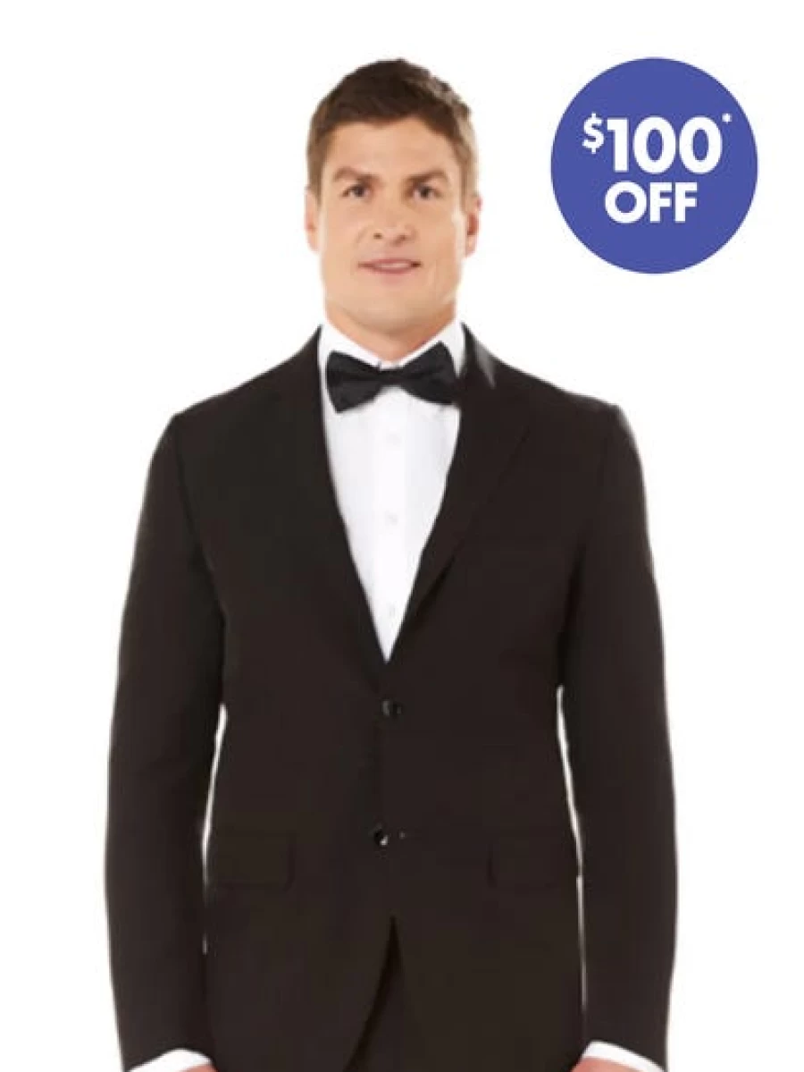"Robert Huntley Men's Black Pinstripe Suit Jacket - Regular Fit Formal Blazer"
