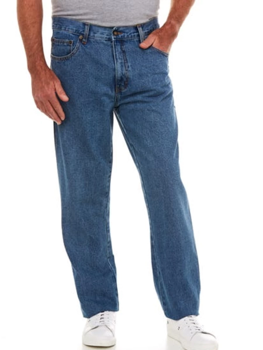 Street Men's Regular Fit Light Blue Cotton Jeans - Classic Comfort & Style