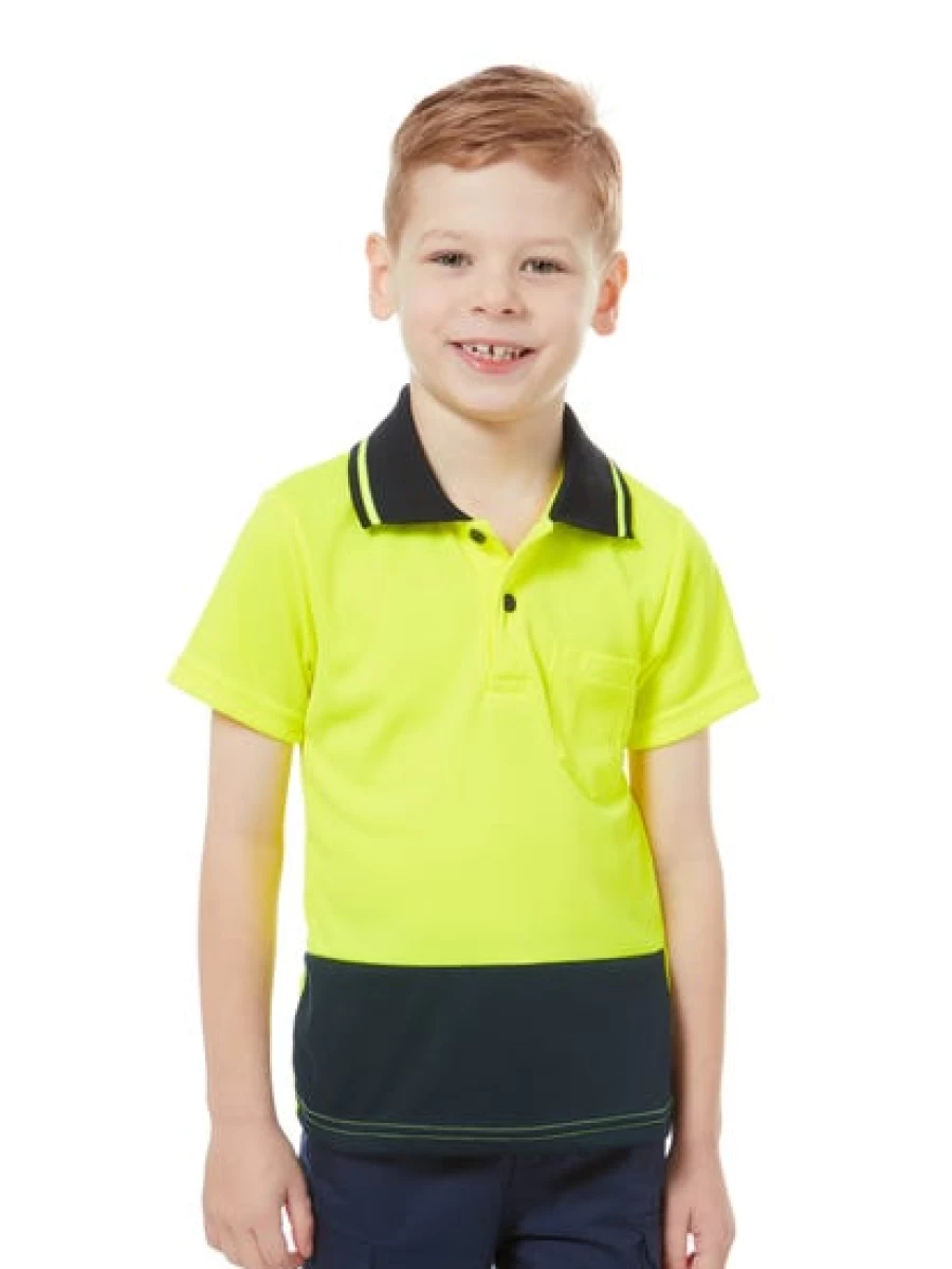 Lowes Men's Hi-Vis Yellow Safety Polo Shirt - High Visibility Workwear