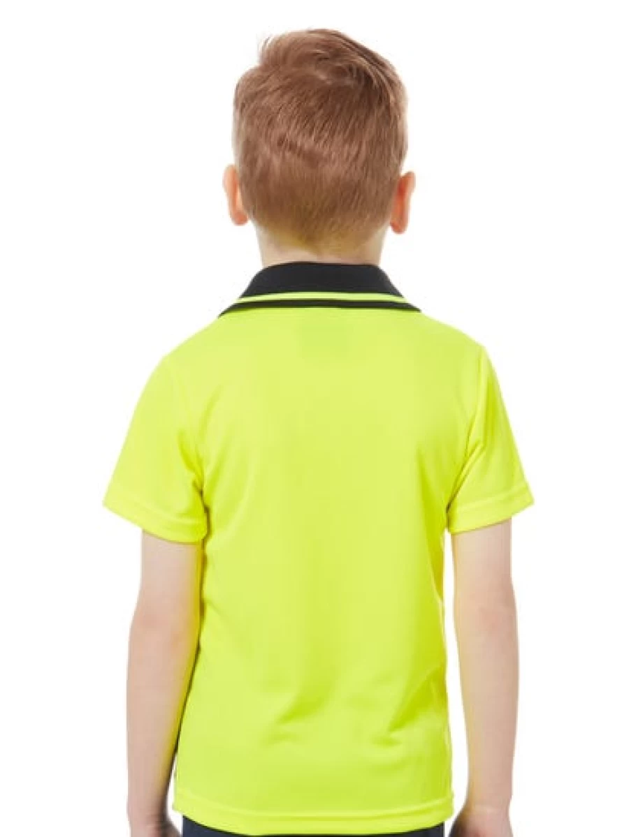 Lowes Men's Hi-Vis Yellow Safety Polo Shirt - High Visibility Workwear