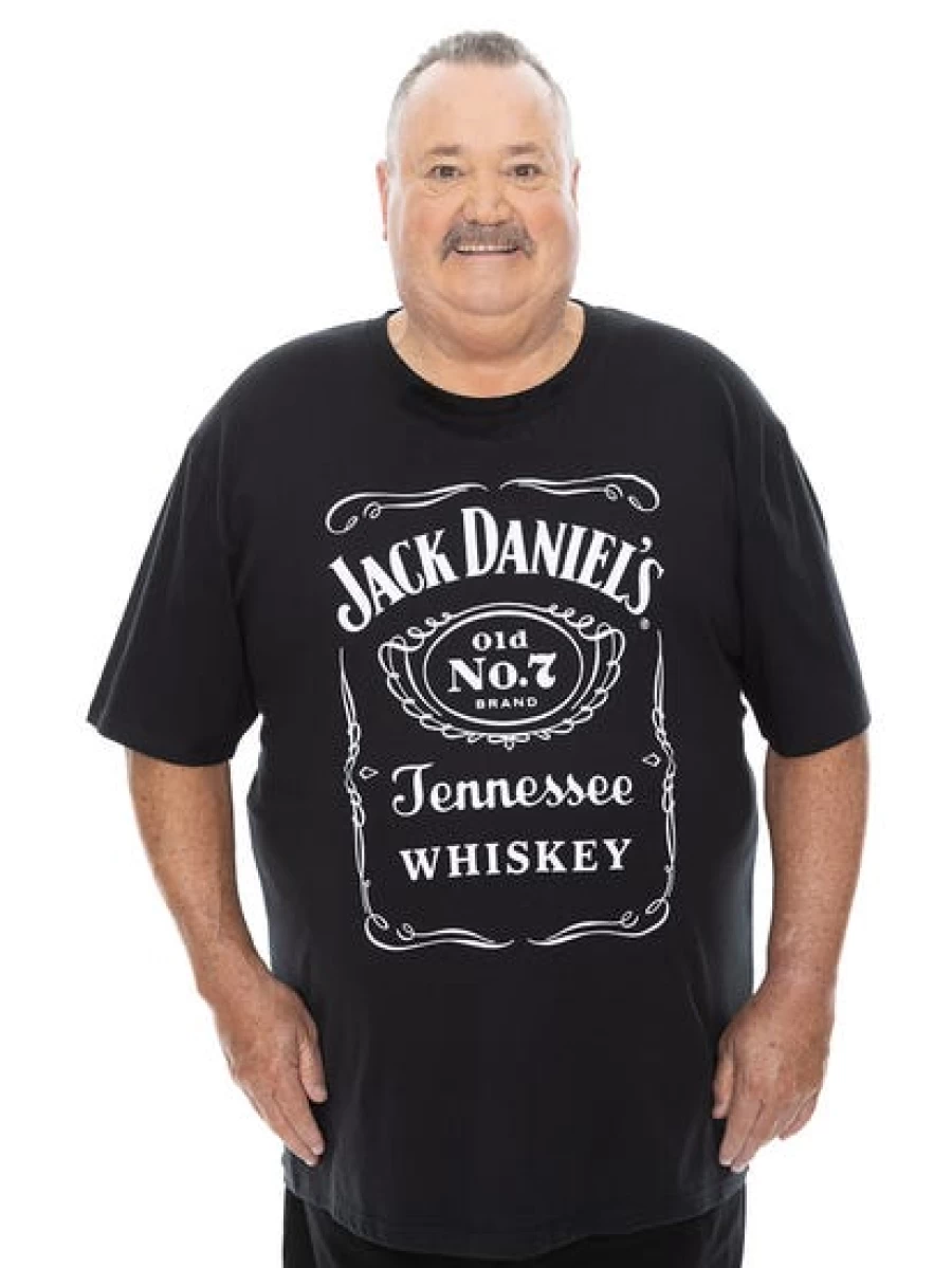DBK Men's Big & Tall Jack Daniels Vintage Style T-Shirt