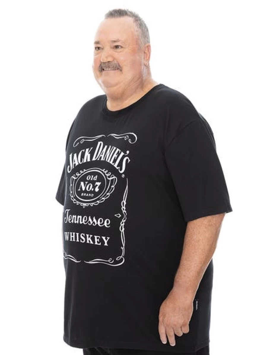 DBK Men's Big & Tall Jack Daniels Vintage Style T-Shirt