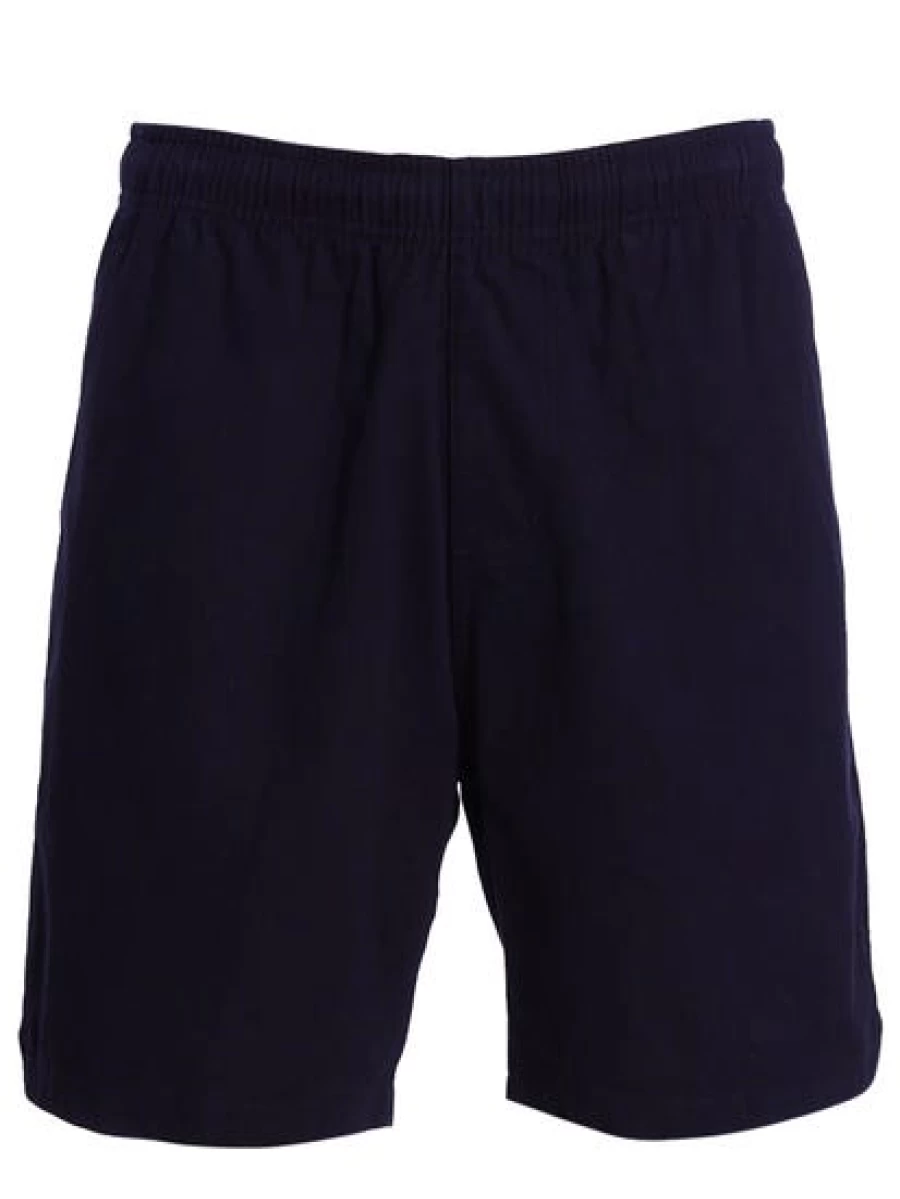 Iconic Soul Men's Navy Drill Work Shorts - Durable Casual Shorts for Men