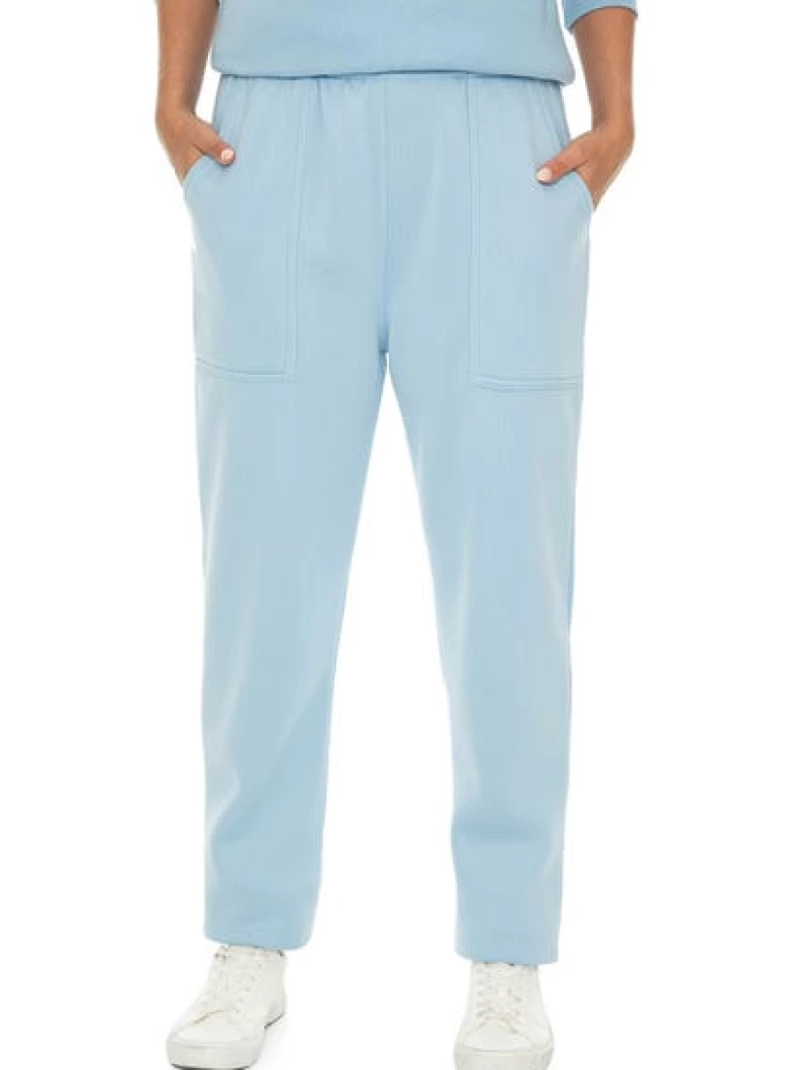 Lowes Unisex Fleece-Lined Comfort Fit Track Pants in Blue - Soft & Warm Casual Wear