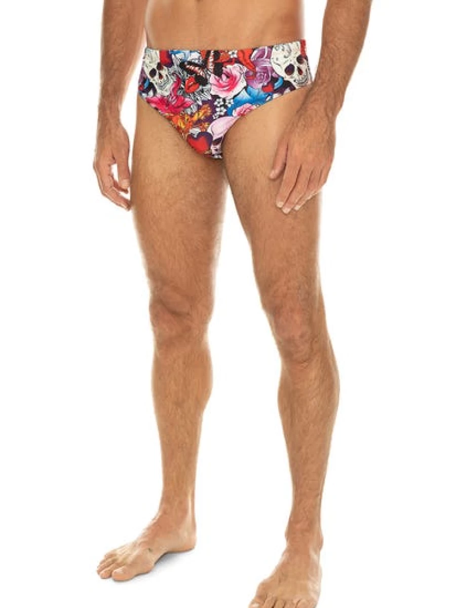 Riley Adams Men's Exotic Summer Swim Trunks - Quick Dry Beach Shorts for Men