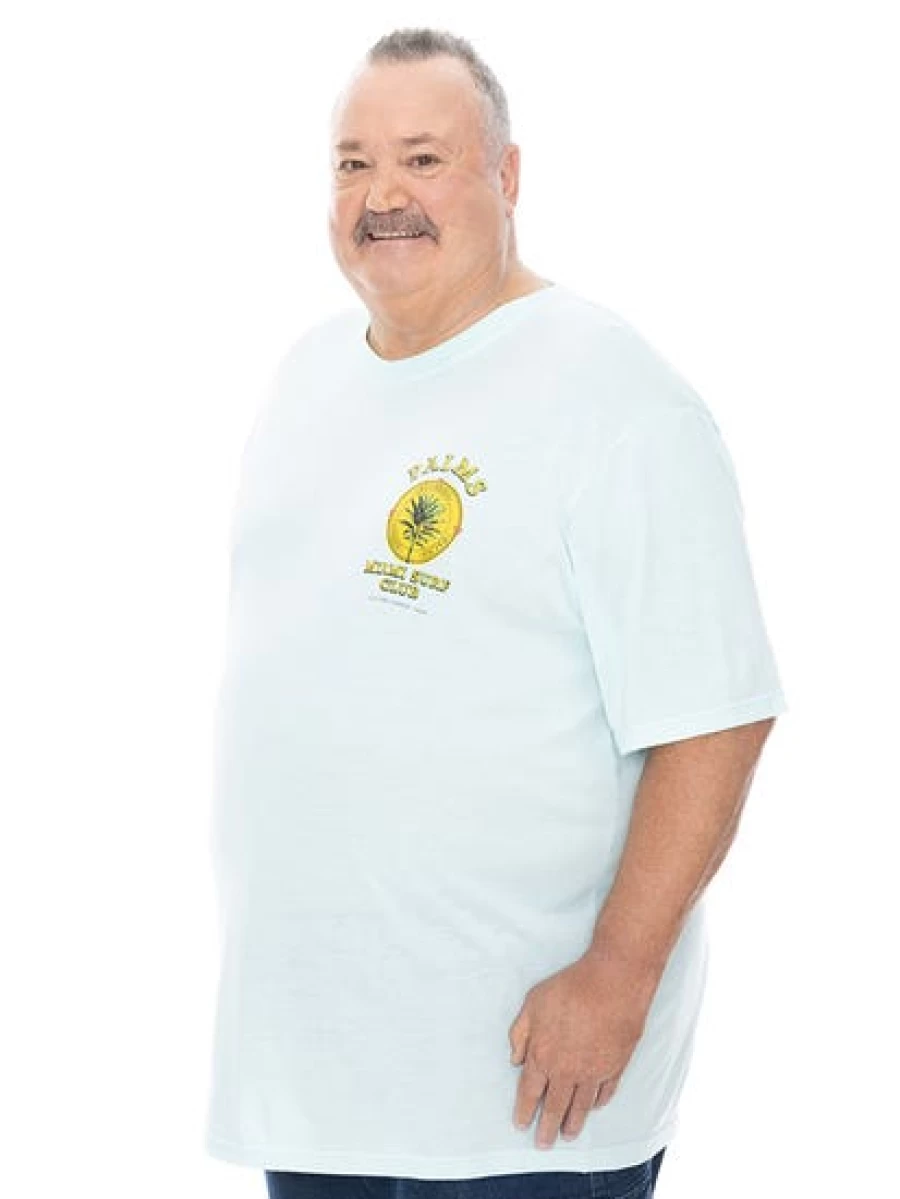 Built N Fit Men's Miami Surf Club Graphic T-Shirt - Big & Tall Comfort Fit Tee