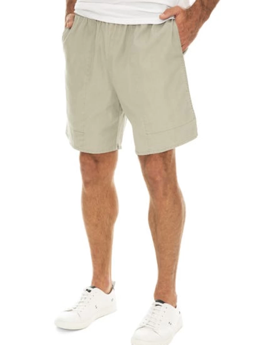 Men's Ruggers Cotton Shorts - Comfortable Grey Casual Shorts for Men