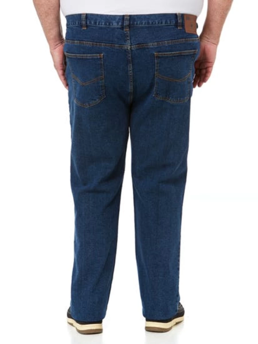 DBK Men's Blue Stone Wash Stretch Denim Jeans for Comfort and Style