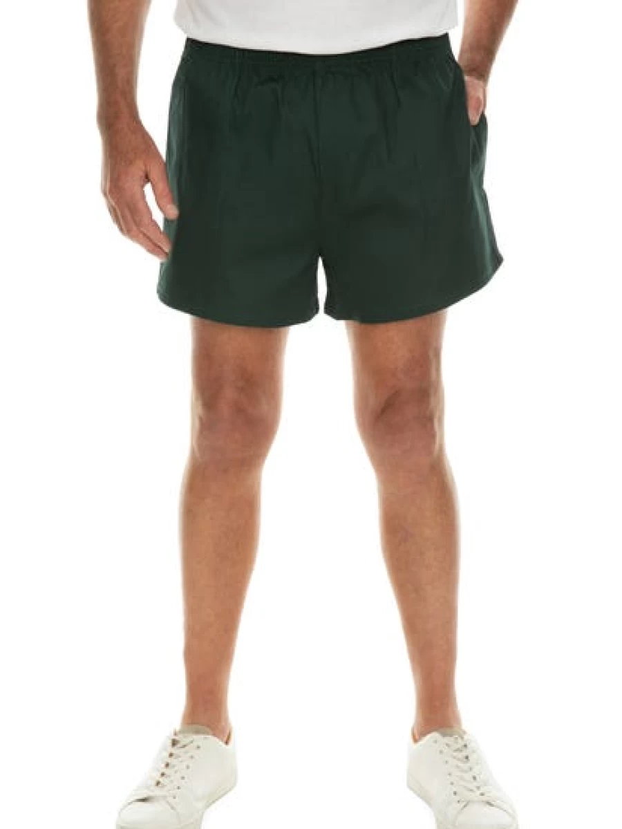 Men's Ruggers Regular Shorts - Comfortable Green Casual Shorts for Men