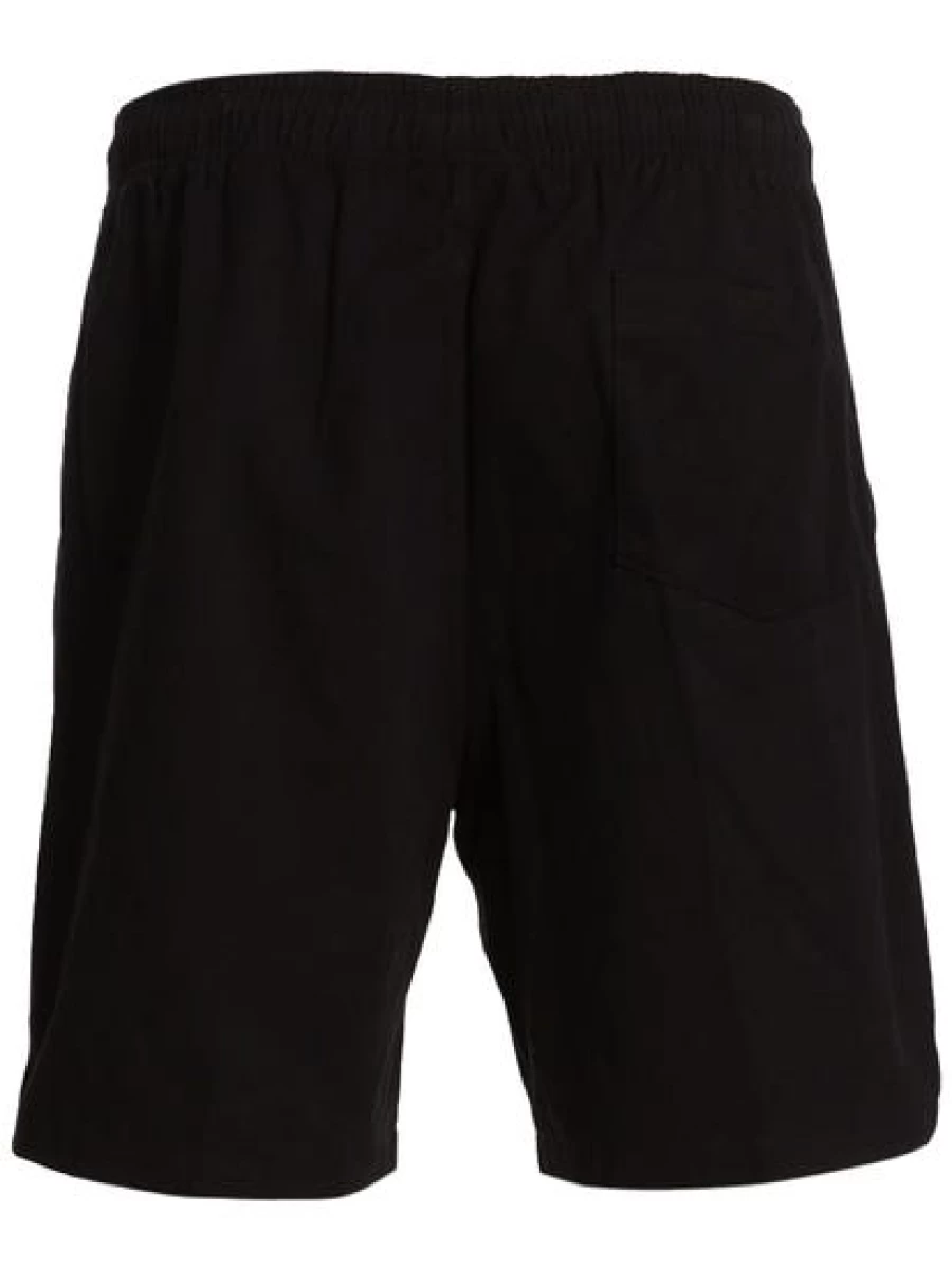 Iconic Soul Men's Black Drill Workout Shorts for Training & Gym