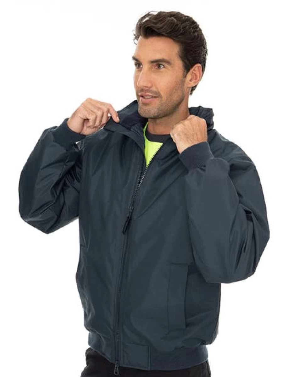 Lowes Men's Navy Bomber Jacket - Security Style Lightweight Outerwear