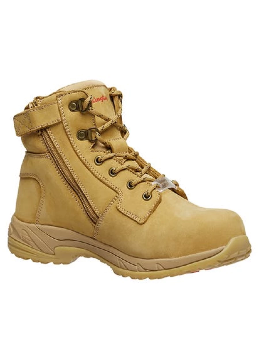 King Gee Men's Traders Boot in Wheat Color - Durable Work Boots for Men