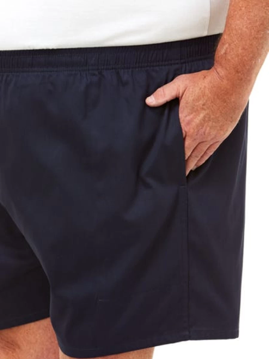 Men's Navy Long Leg Shorts by Ruggers – Durable & Comfortable Casual Wear