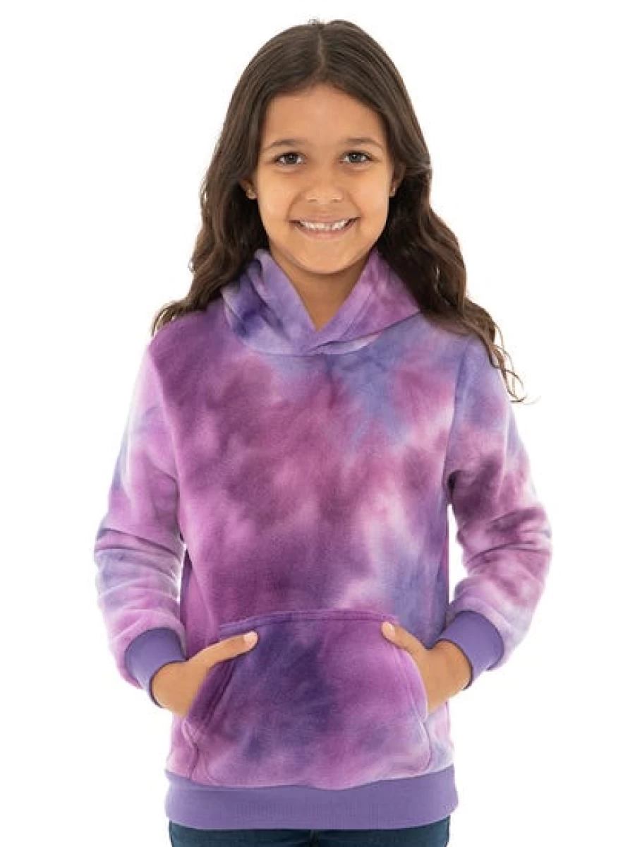 Men's Trojan Mauve Polar Fleece Popover Jacket for Kids