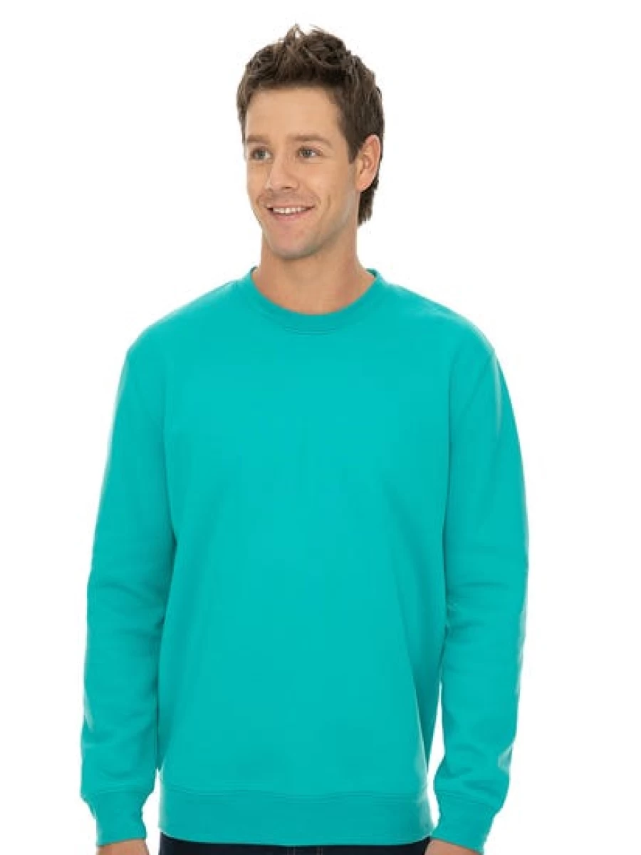 Lowes Men's Green Fleece Sloppy Joe Pullover