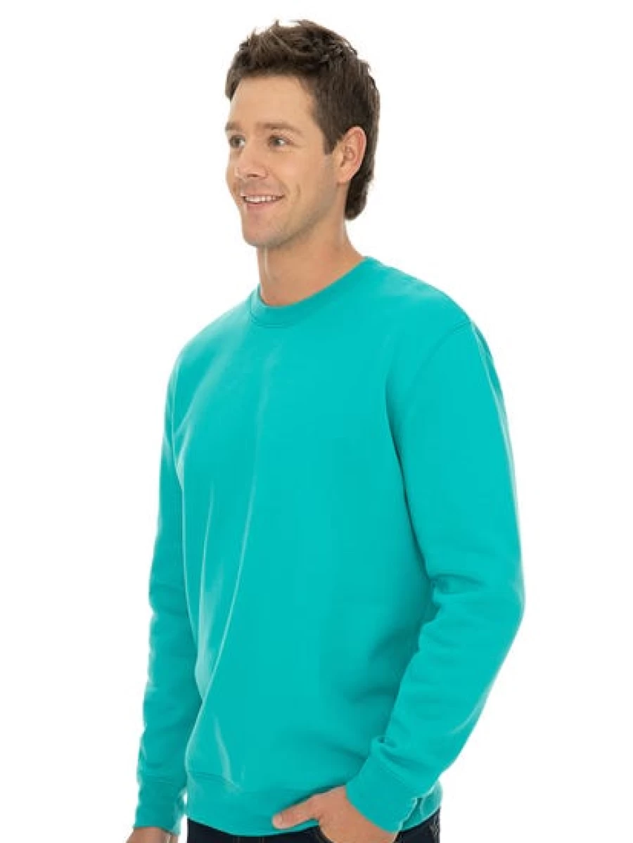 Lowes Men's Green Fleece Sloppy Joe Pullover
