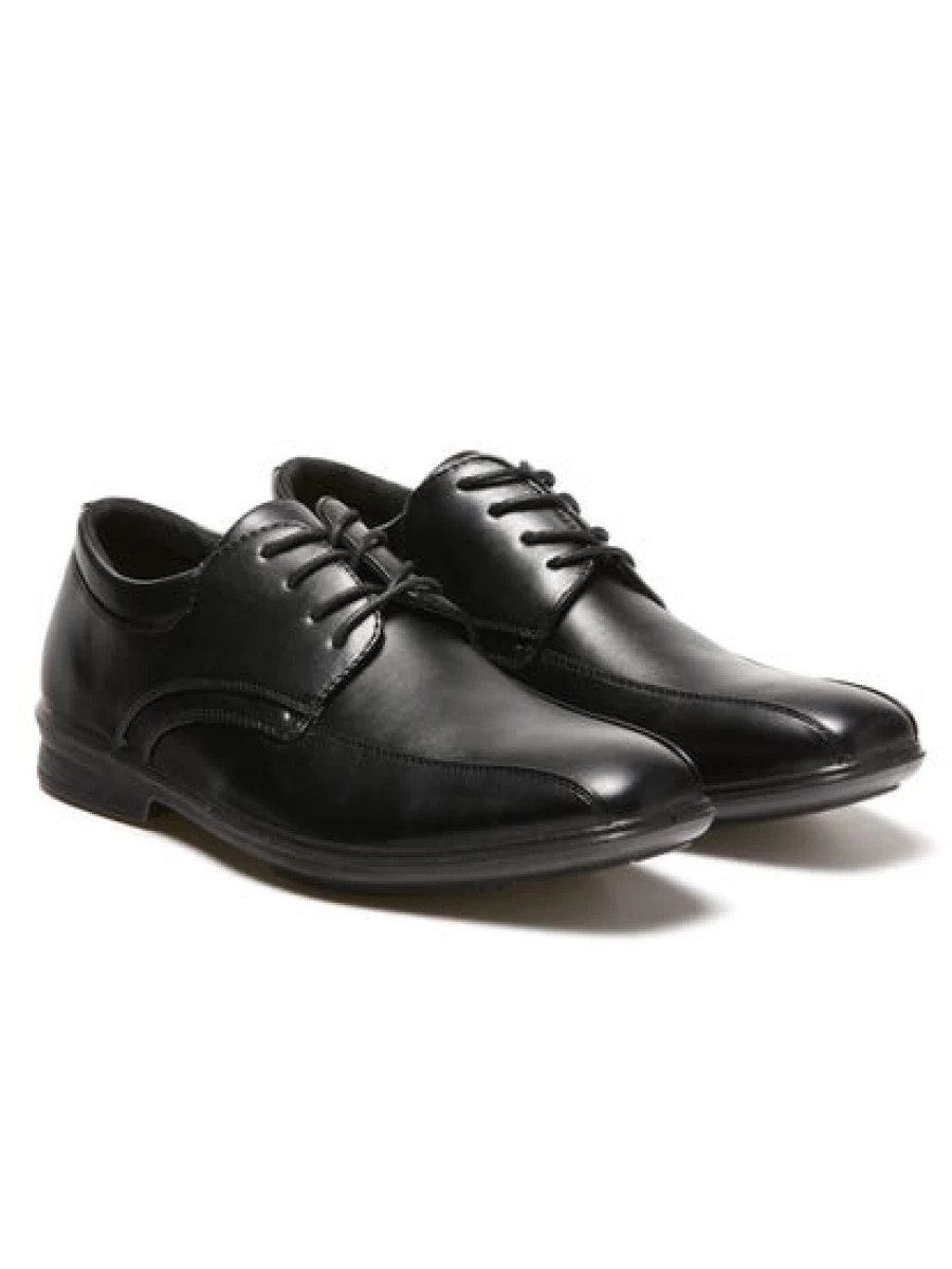 Grosby Men's Black Lace-Up David Casual Shoes