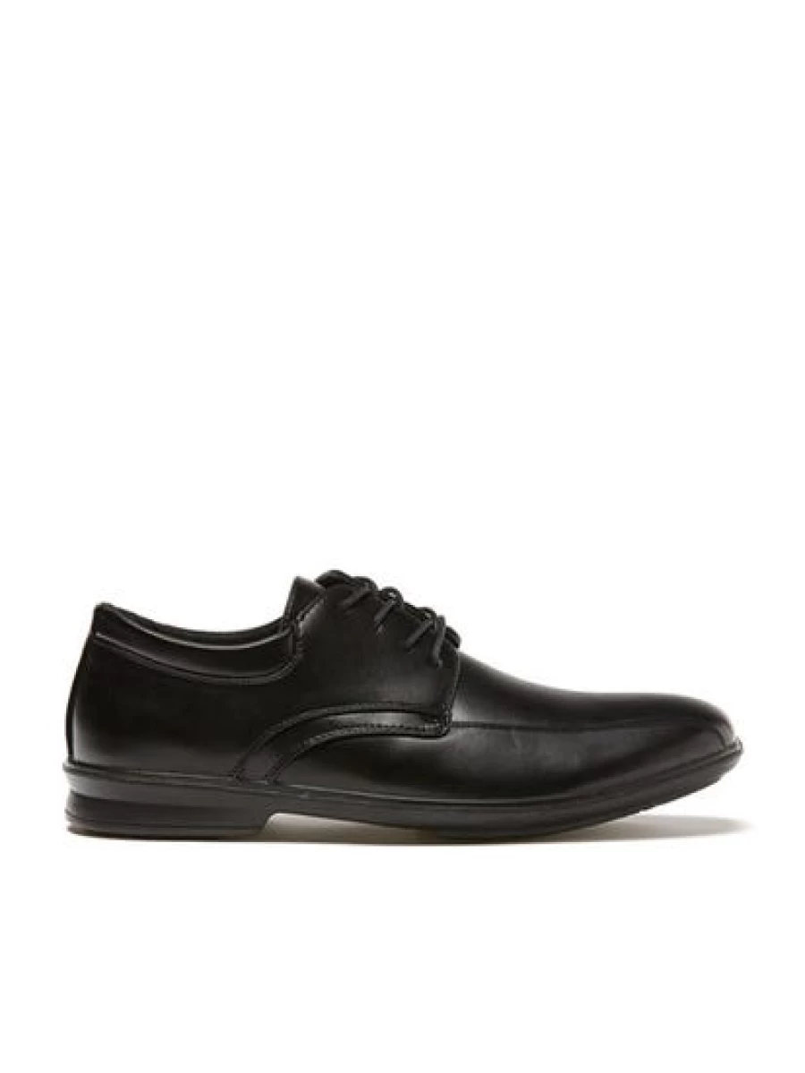 Grosby Men's Black Lace-Up David Casual Shoes