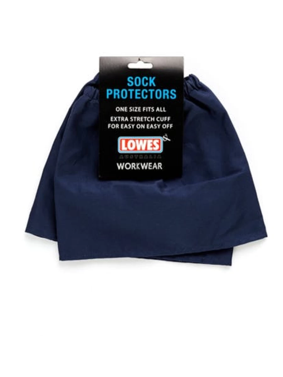 Lowes Men's Navy Blue Sock Protectors – Durable Footwear Covers for Comfort & Protection