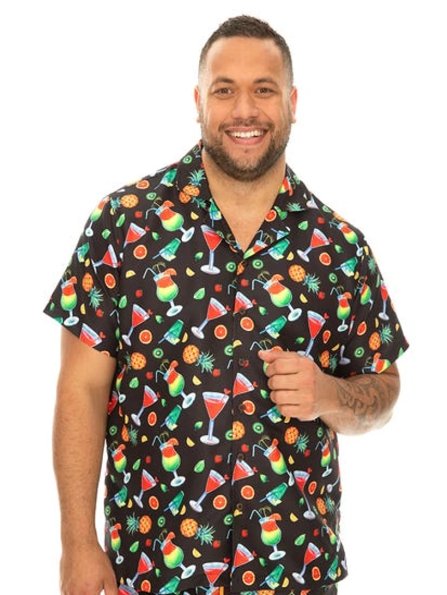 DBK Men's Big & Tall Party Shirt for Cocktail Events - Stylish Formal Wear