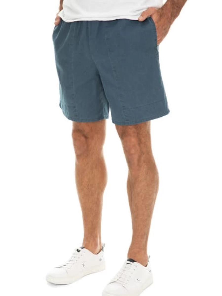 Men's Ruggers Cotton Navy Shorts - Comfortable Casual Summer Shorts for Men