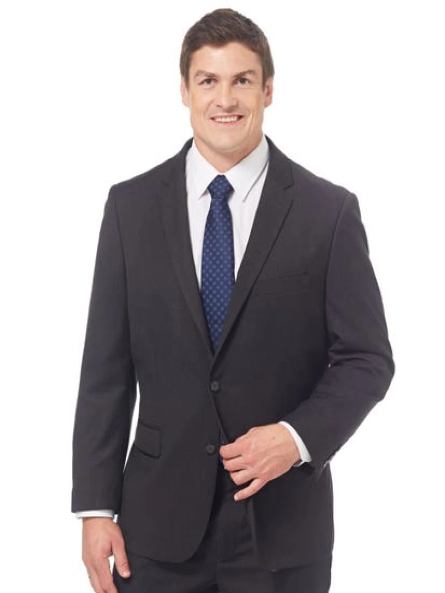 "Robert Huntley Men's Grey Regular Fit Suit Jacket for Business & Formal Wear"