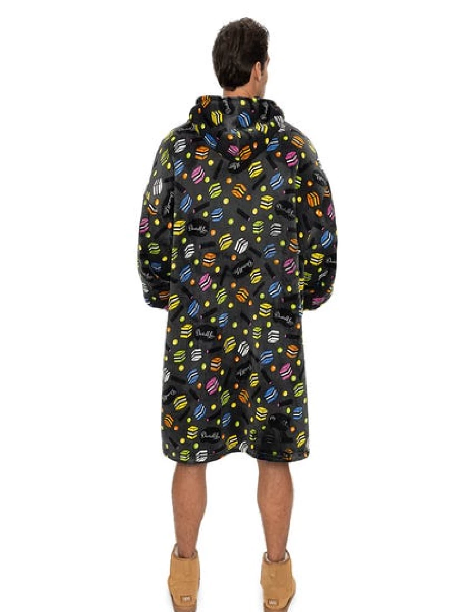 Darrell Lea Liquorice Allsorts Hooded Blanket for Men - Soft Licensed Snuggle Throw