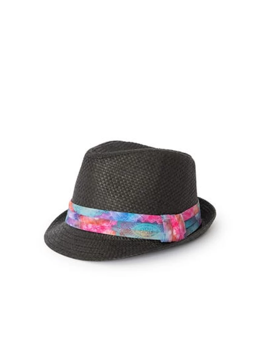 Riley Adams Men's 70s Retro Print Trilby Hat Vintage Style
