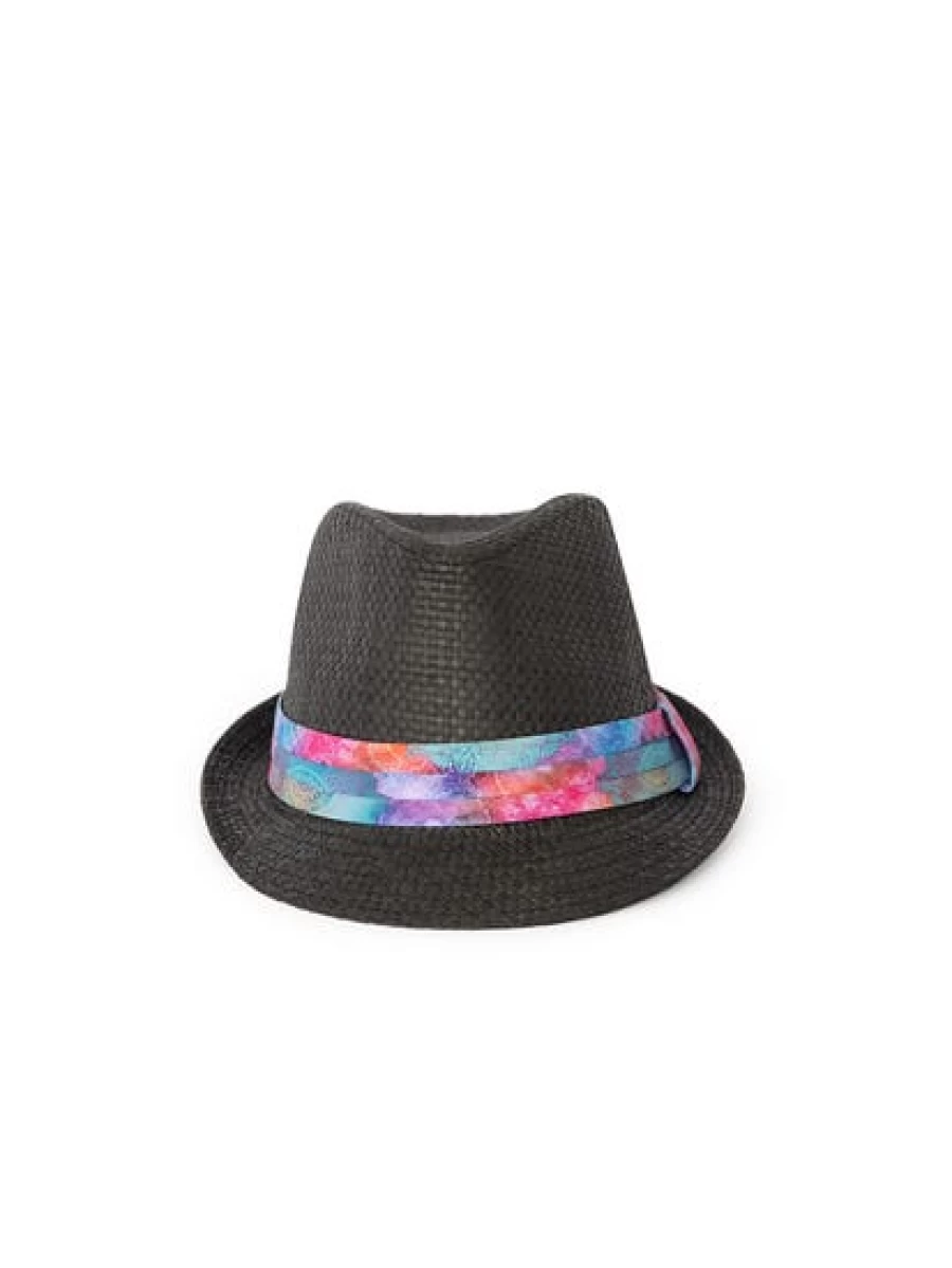 Riley Adams Men's 70s Retro Print Trilby Hat Vintage Style