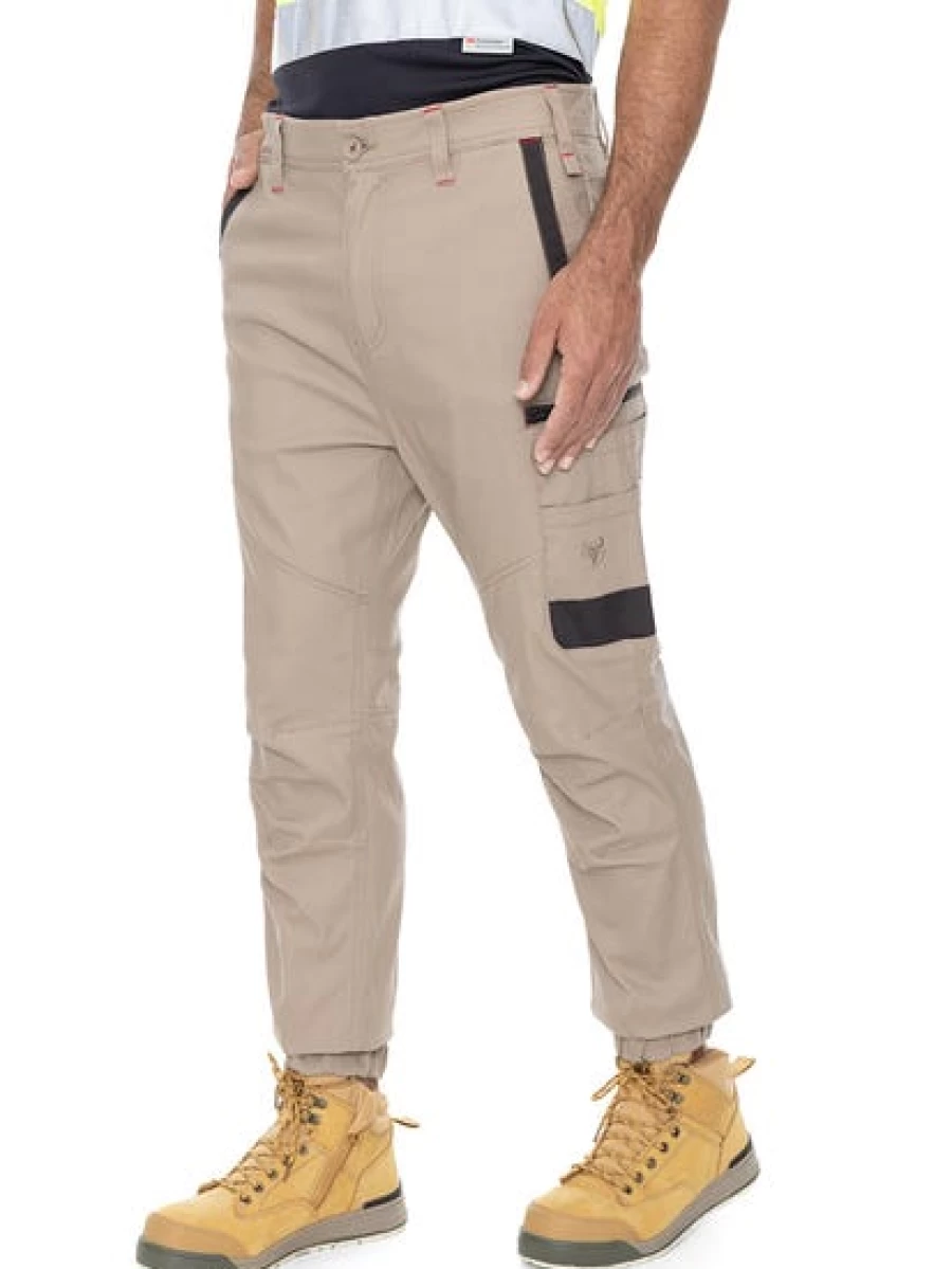 Men's Traders 308 Stone Work Pants - Durable Cuff Workwear for Professionals