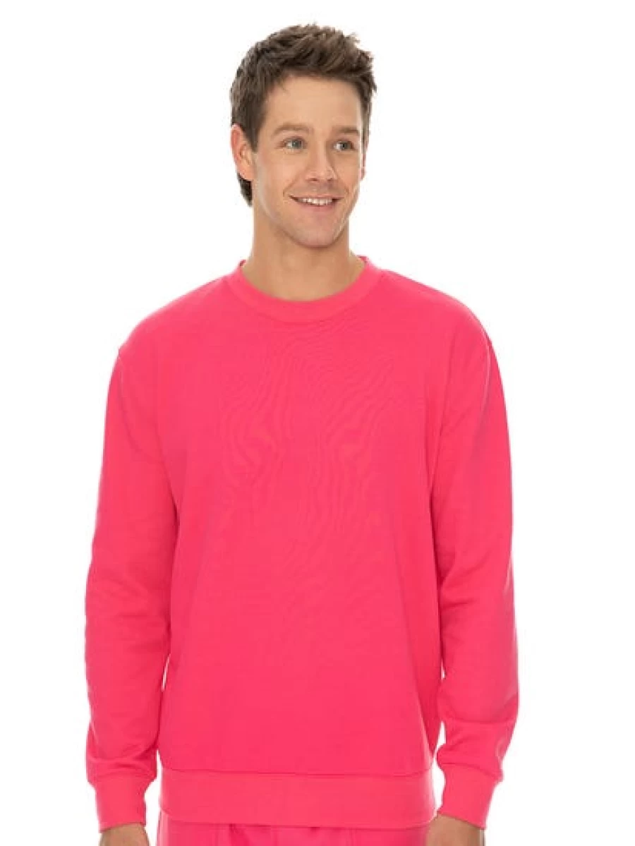 Lowes Men's Pink Fleece Sloppy Joe Pullover Hoodie