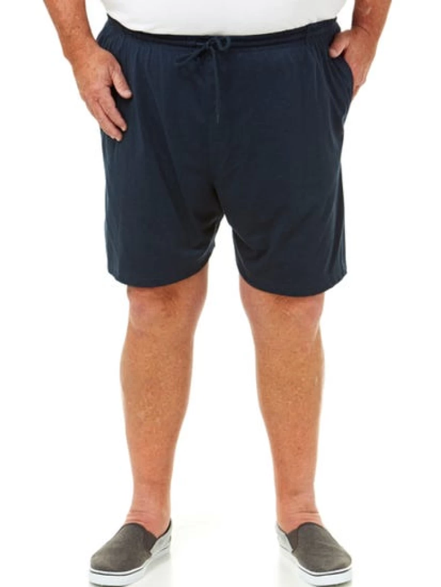 Lowes Men's Ruggers Knit Navy Marle Casual Shorts