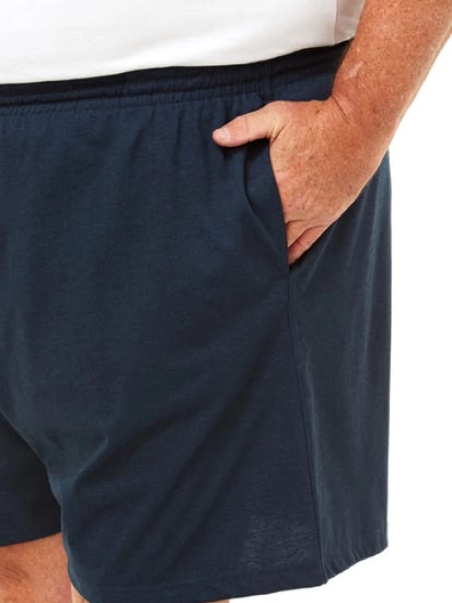 Lowes Men's Ruggers Knit Navy Marle Casual Shorts