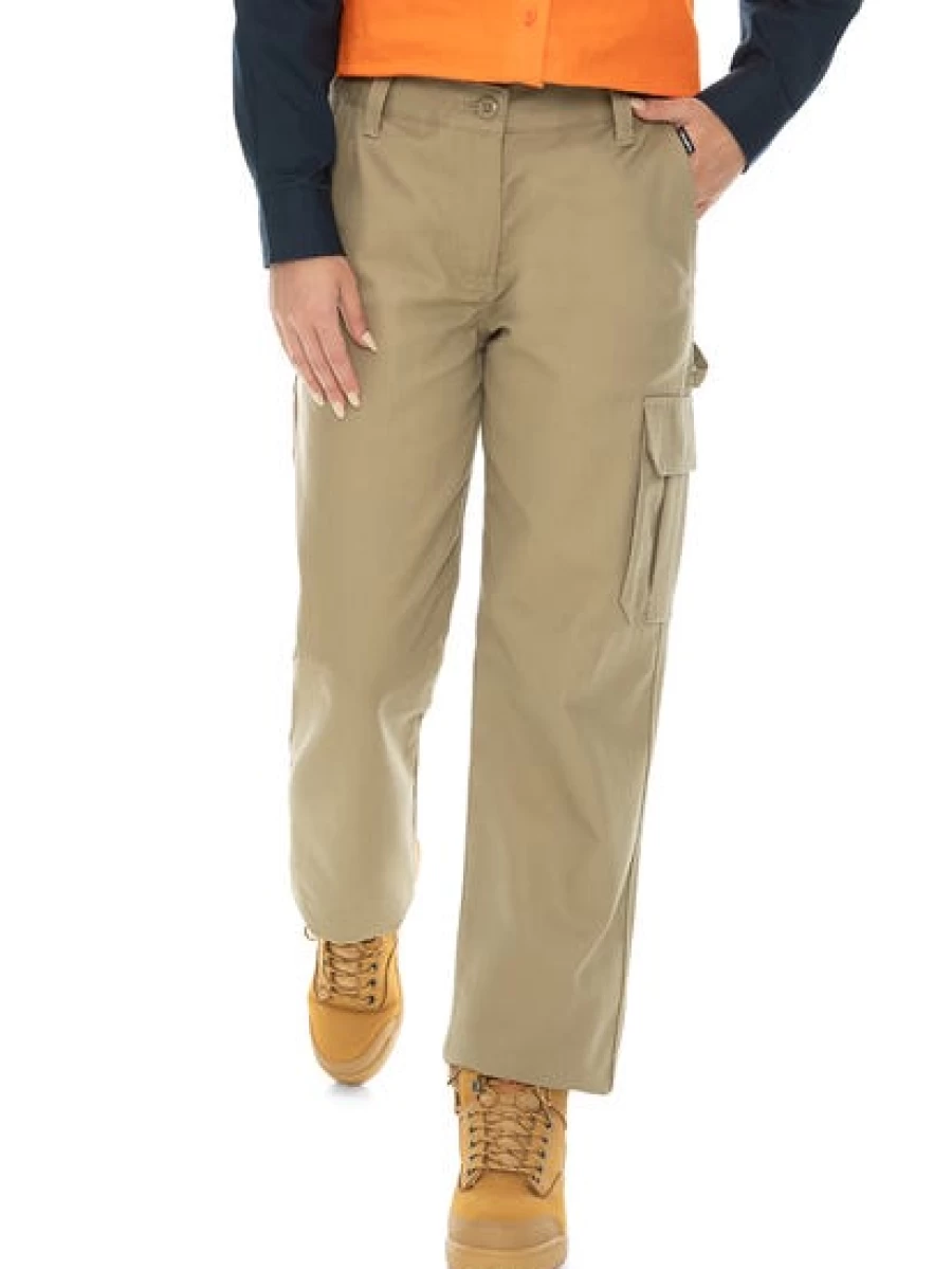 King Gee Men's Work Pants Khaki - Durable Comfort for Tough Jobs
