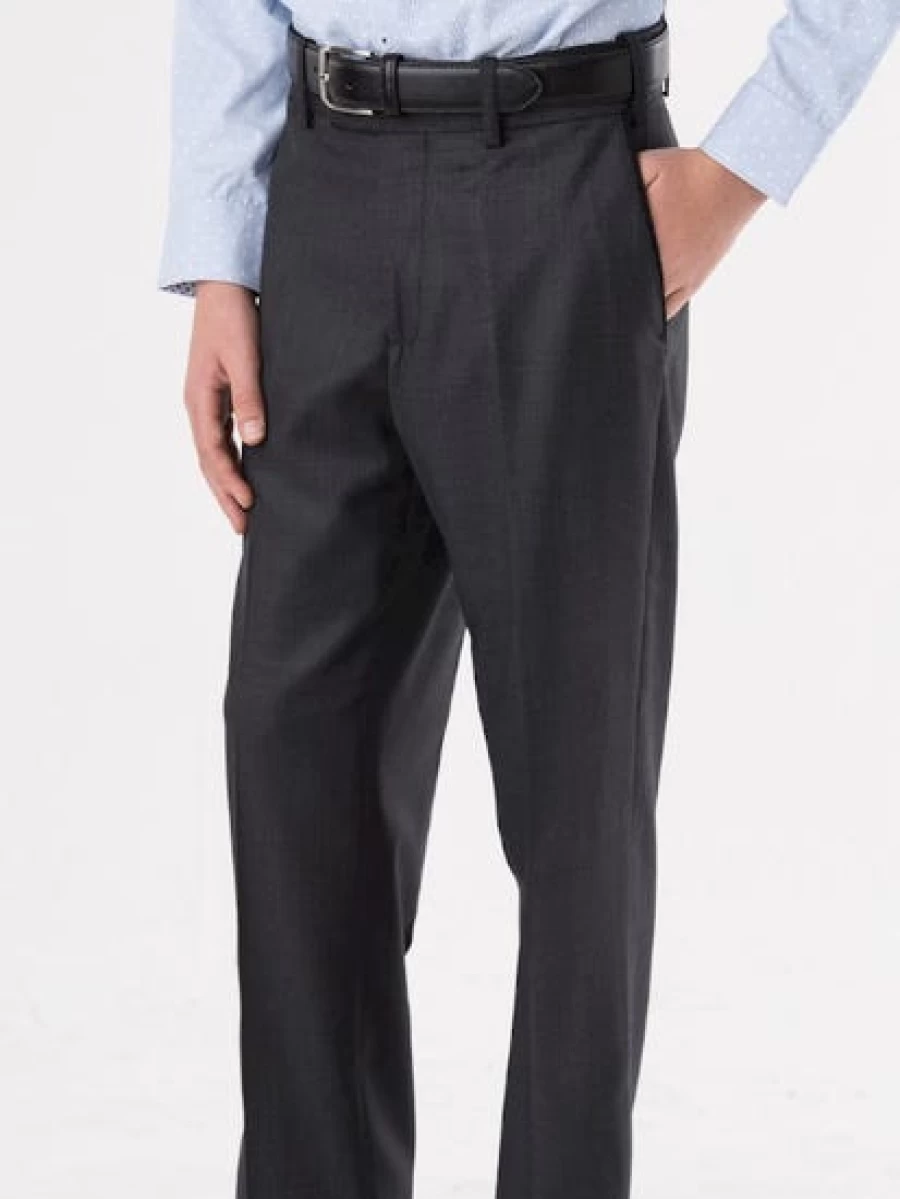 Lowes Men's Trim Fit Suit Trousers - Huntley & Sons Style Formal Pants