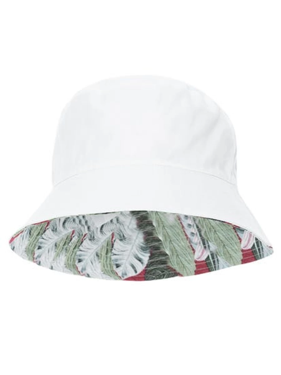 Cougars Men's Reversible Tropical Print Bucket Hat for Sun Protection