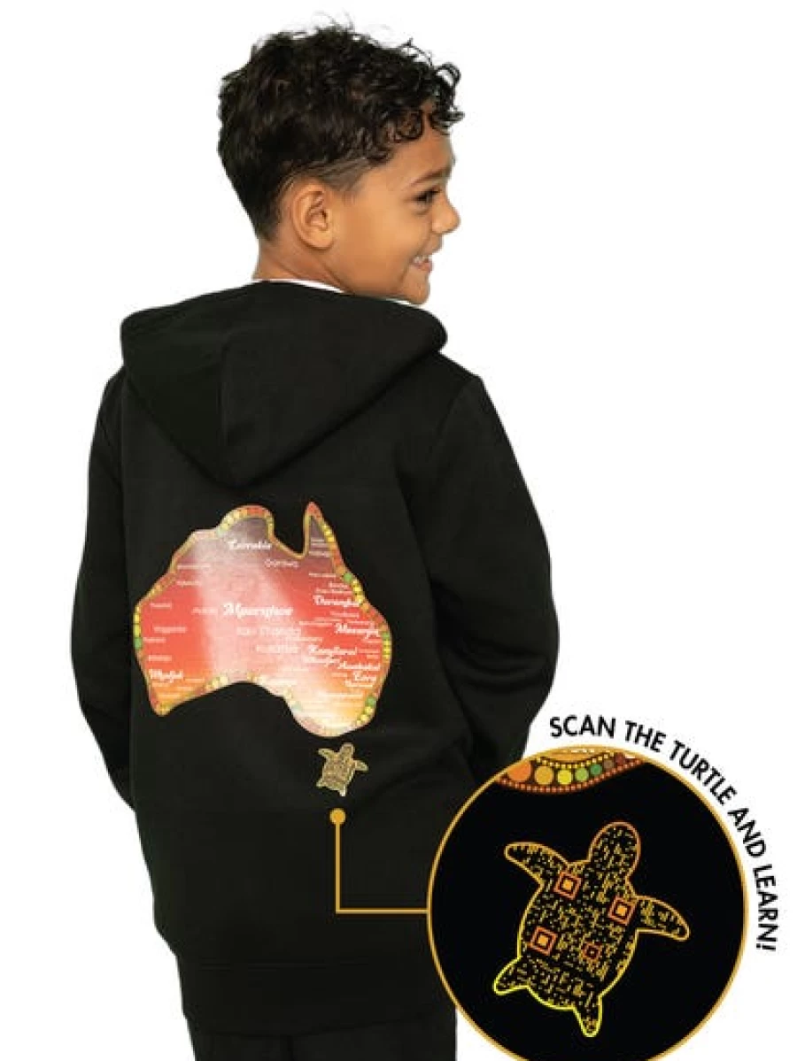"Iconic Soul Learn Our Land Black Indigenous Youth Zip Hoodie for Men"