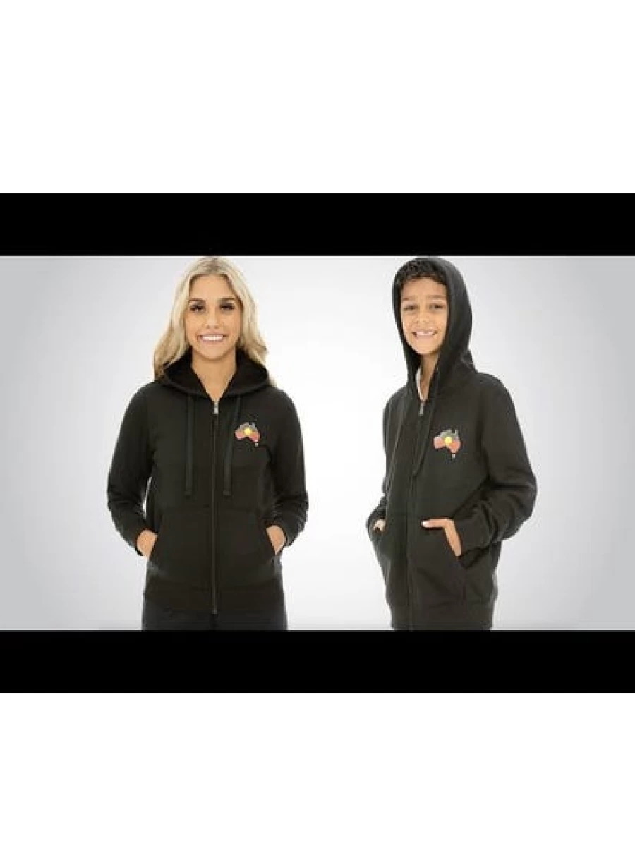 "Iconic Soul Learn Our Land Black Indigenous Youth Zip Hoodie for Men"