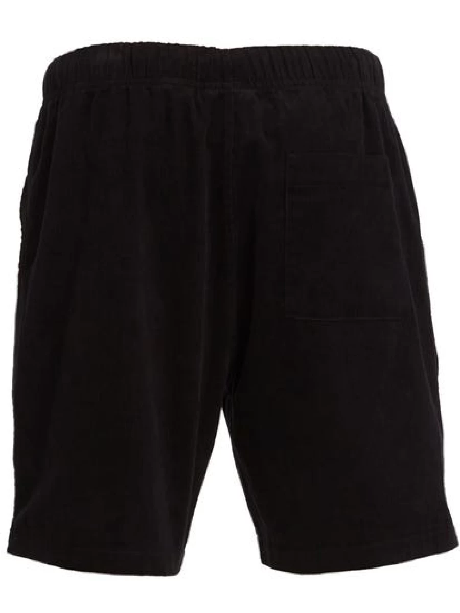 Iconic Soul Men's Black Cord Shorts - Stylish & Comfortable Casual Wear