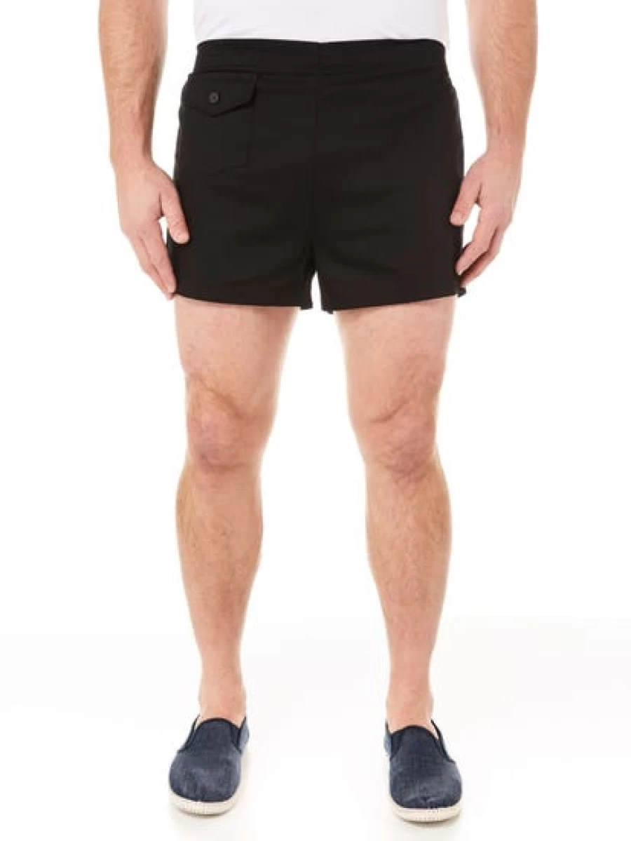 "Stubbies Men's Original Shorts - Classic Black Casual Shorts for Men"