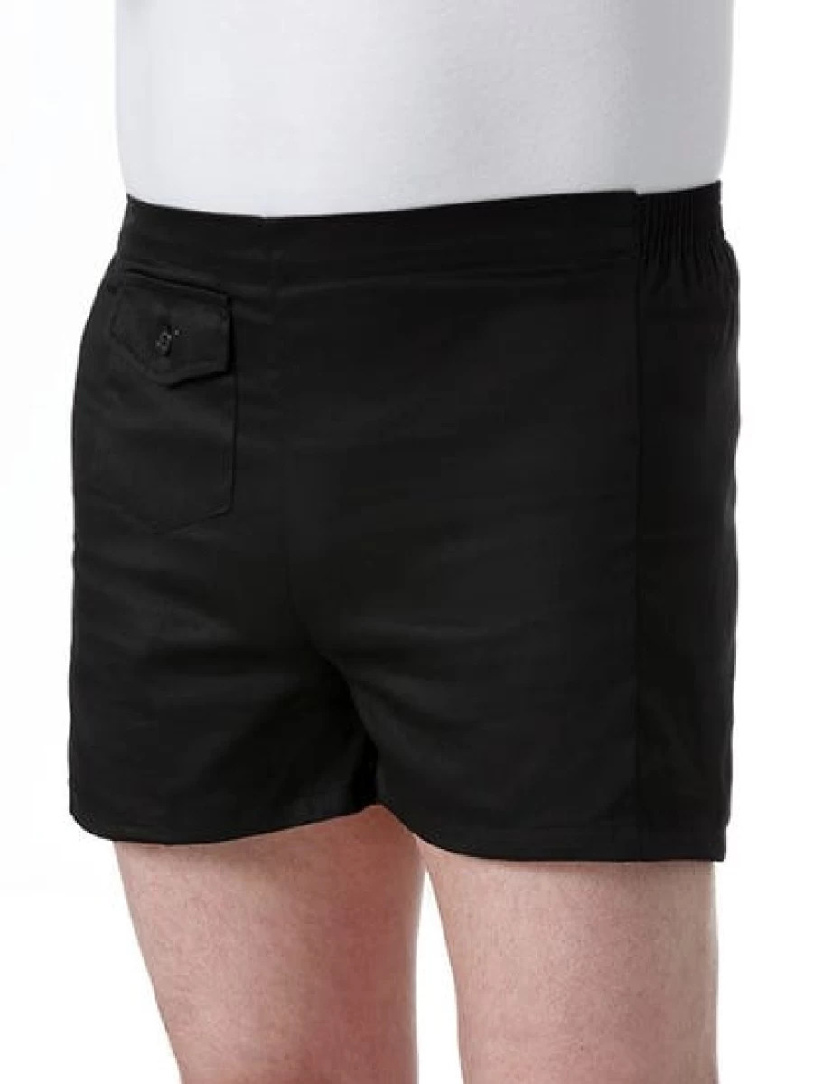 "Stubbies Men's Original Shorts - Classic Black Casual Shorts for Men"