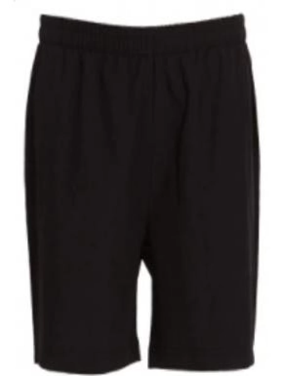 Iconic Soul Men's Black Microfibre Shorts - Lightweight & Comfortable Athletic Shorts for Training & Casual Wear