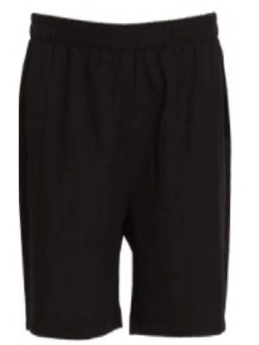 Iconic Soul Men's Black Microfibre Shorts - Lightweight & Comfortable Athletic Shorts for Training & Casual Wear