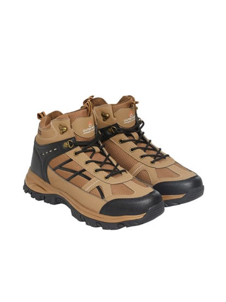 Outer Peak Men's Brown Hiking Boots - Durable Trail Shoes for Outdoor Adventures