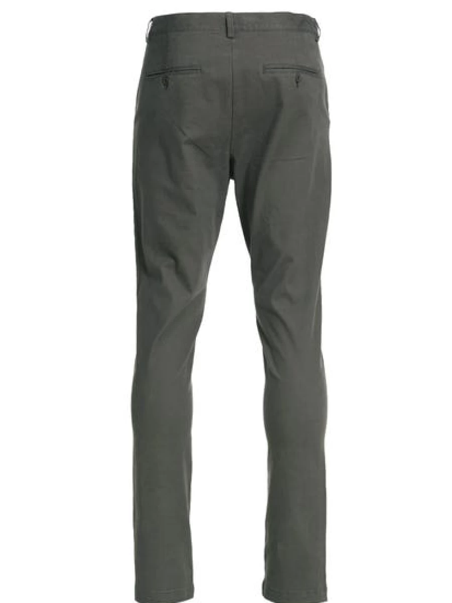 "Men's Iconic Soul Grey Chino Pants - Classic Fit Casual Trousers"
