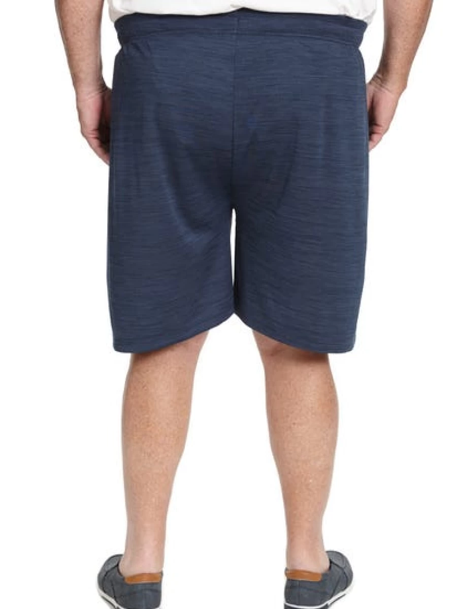 DBK Men's Indigo Fleck Elastic Waist Basketball Shorts – Comfortable & Styletic Athletic Wear