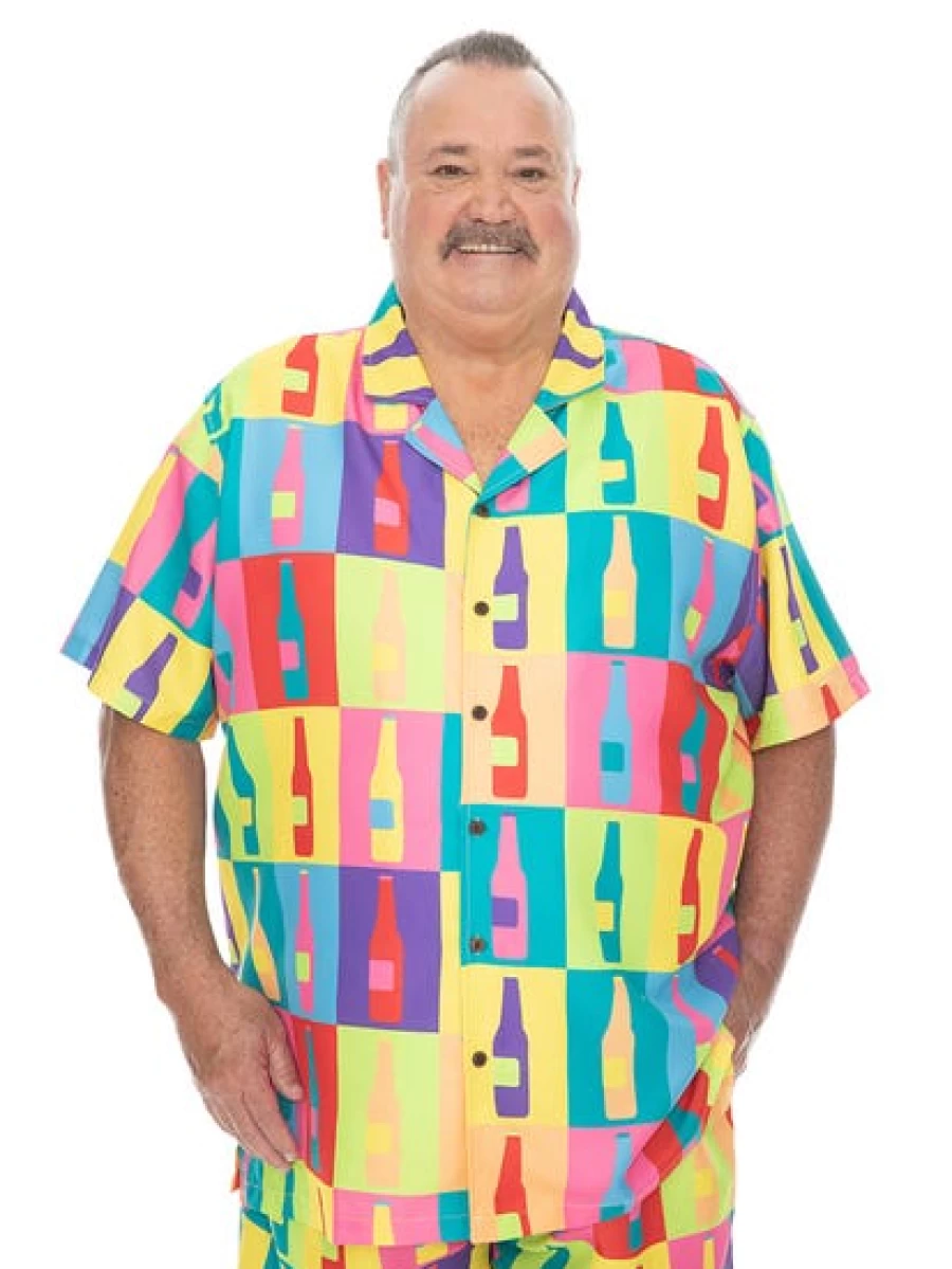 Riley Adams Men's Big & Tall Pop Art Graphic Short Sleeve T-Shirt